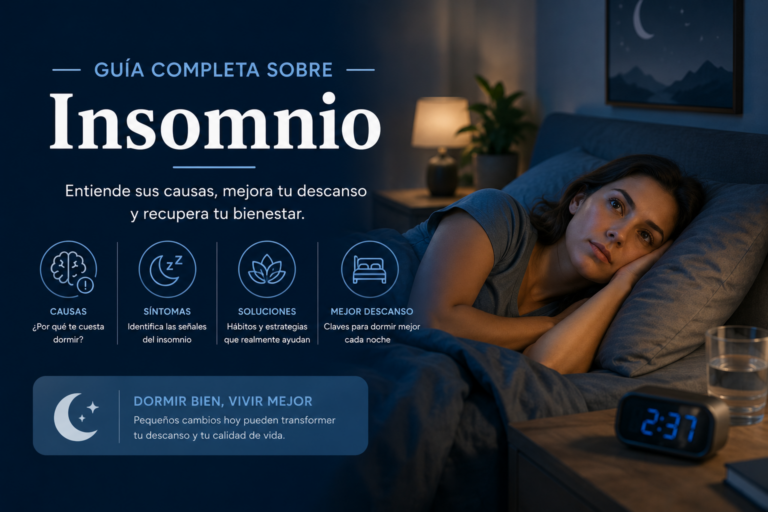 Insomnio: causas, síntomas y cómo combatirlo para dormir mejor