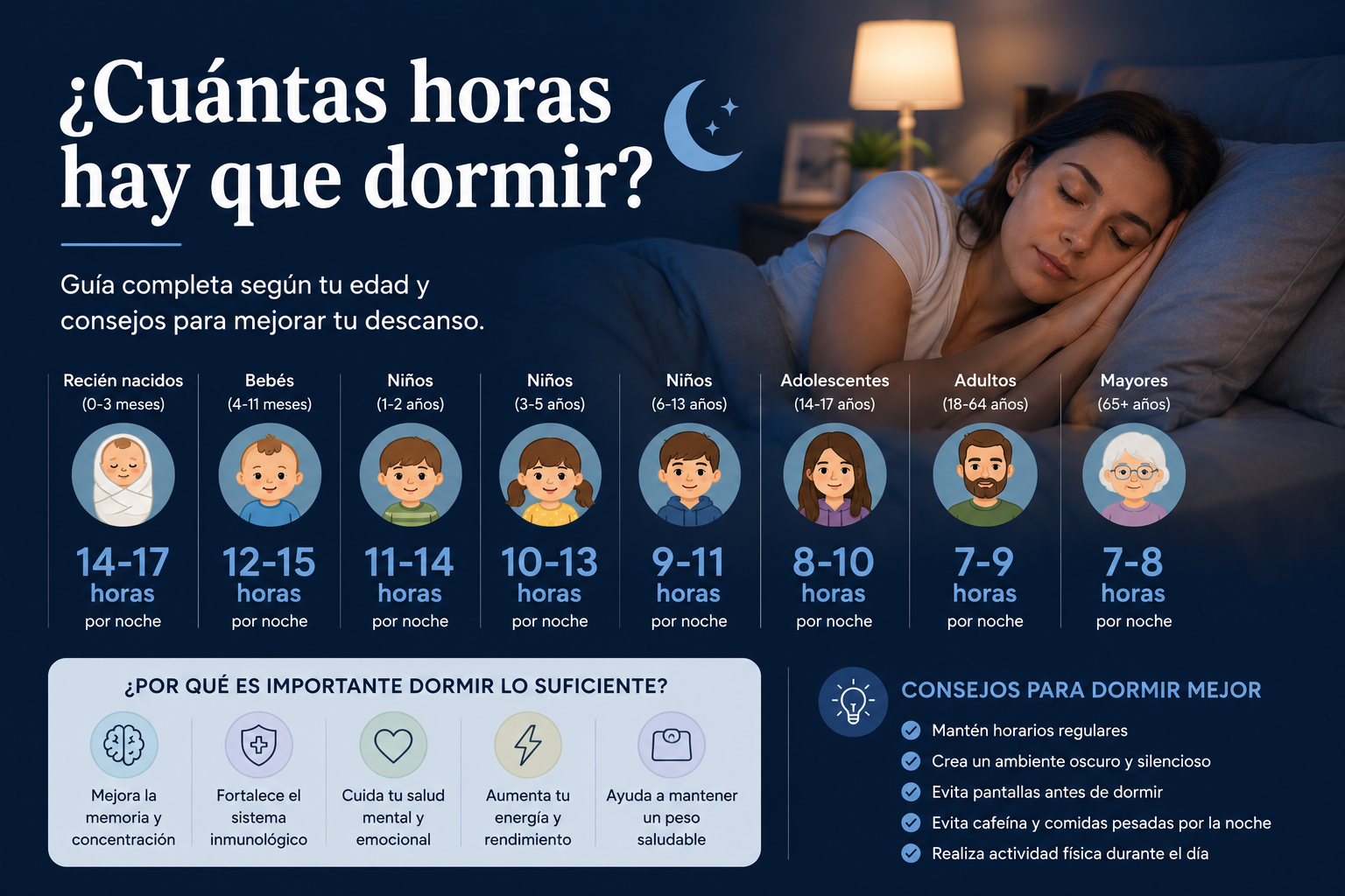 ¿Cuántas horas hay que dormir? Lo que dice realmente la ciencia sobre el sueño y la salud