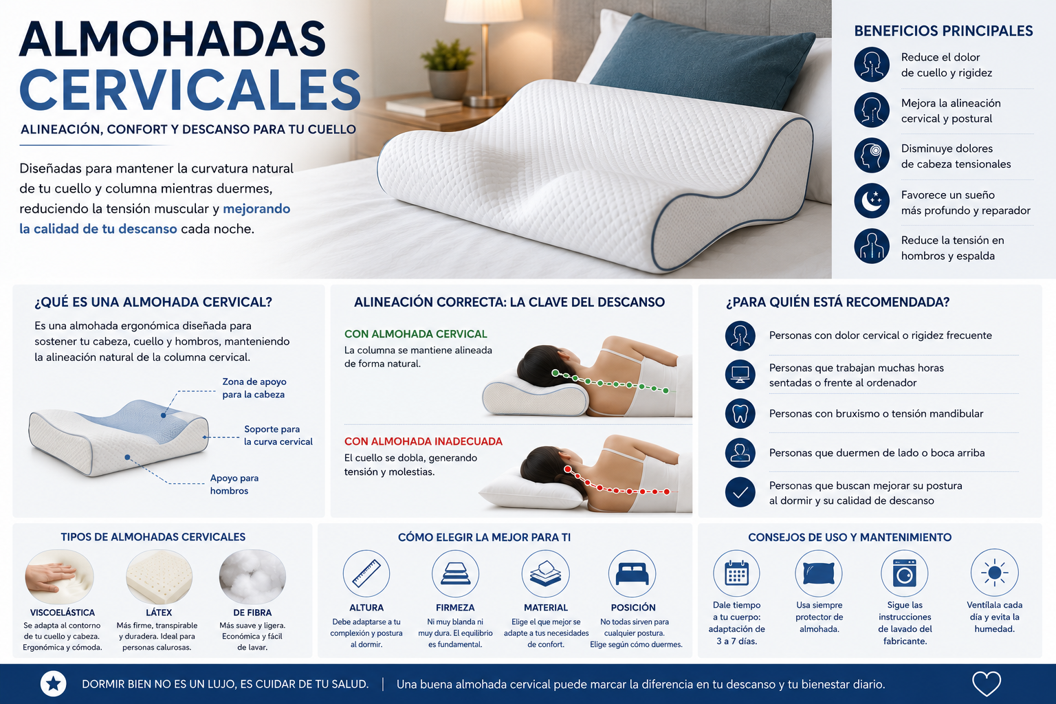 Almohadas cervicales